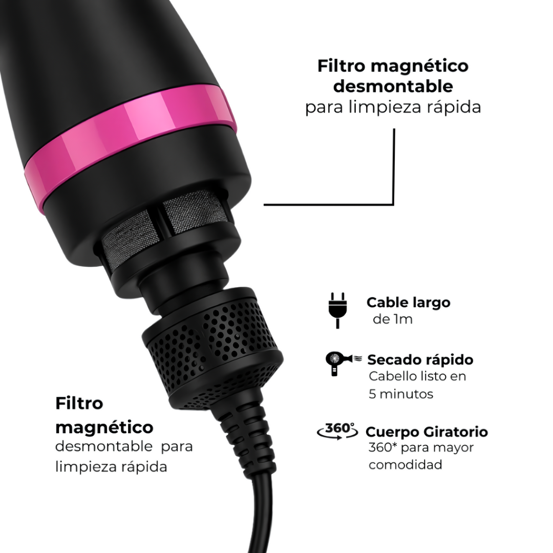 Cepillo Secador 3 en 1